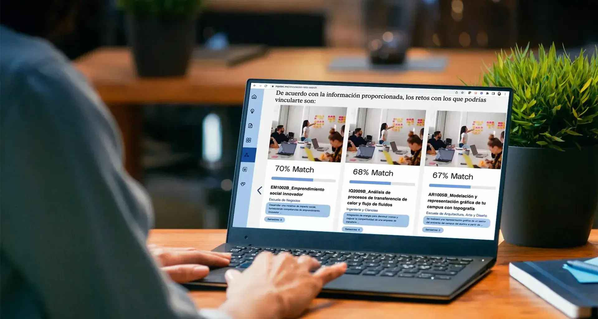 El Market Place de Socios Formadores utiliza inteligencia artificial para generar conexiones entre organizaciones y academia.