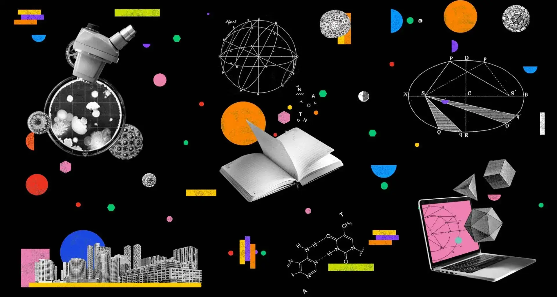 Ilustraciones de TecScience del Tec de Monterrey