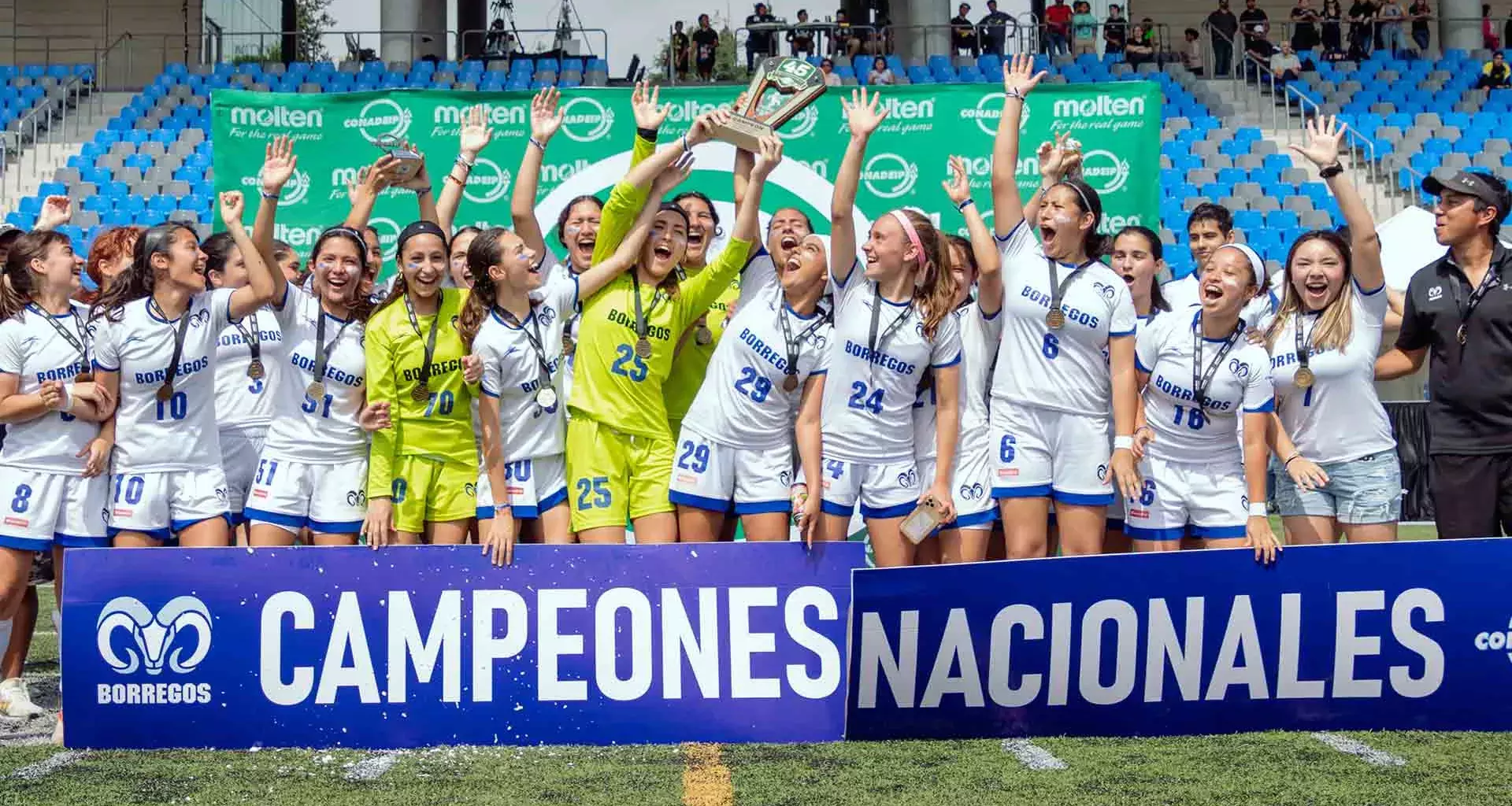 ¡Tricampeonas! Borregos de PrepaTec MTY Femenil ganan en futbol soccer