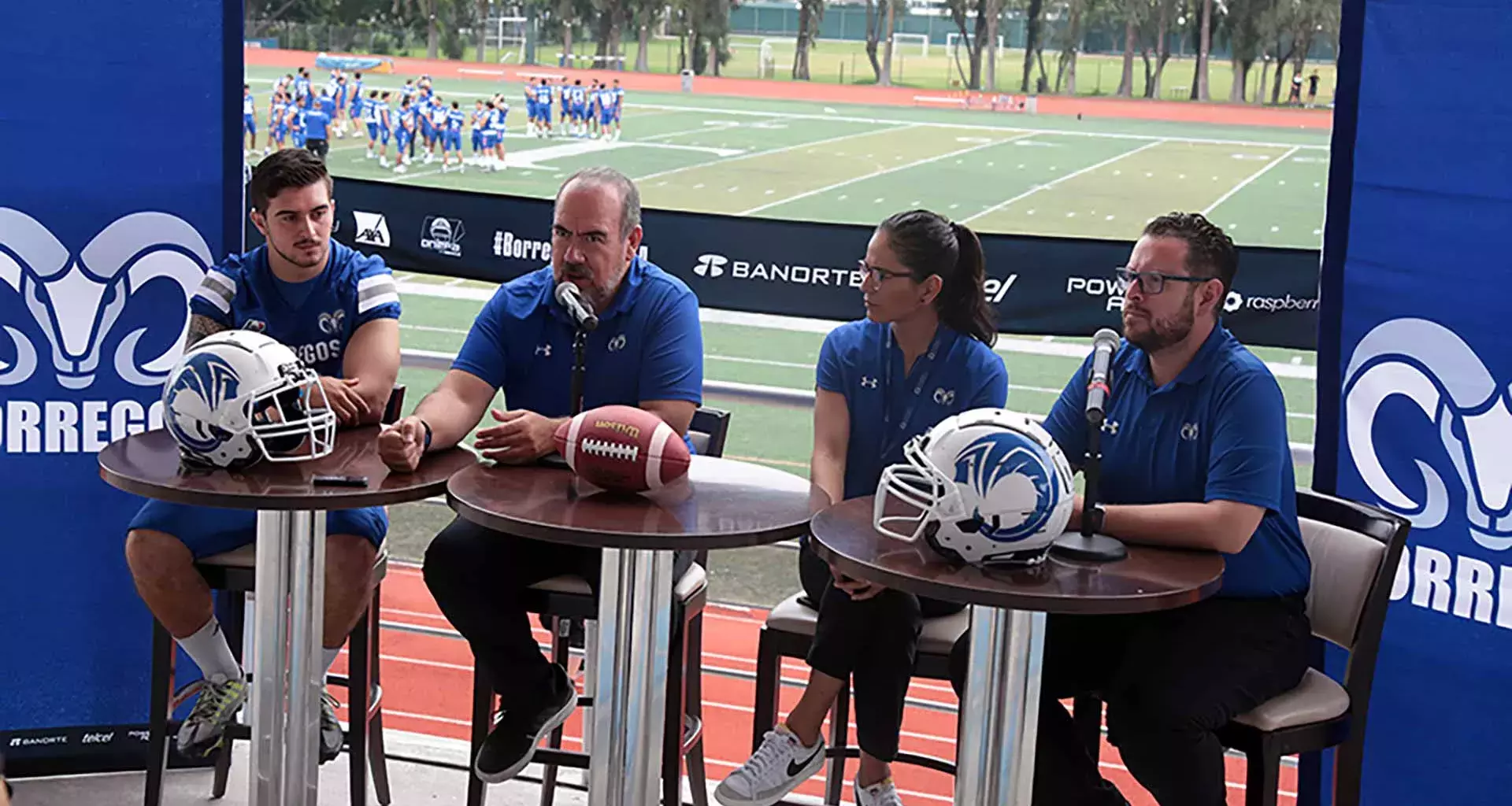 Equipo de Tec Guadalajara de futbol americano de la Liga ONEFA listo para la temporada 2023.