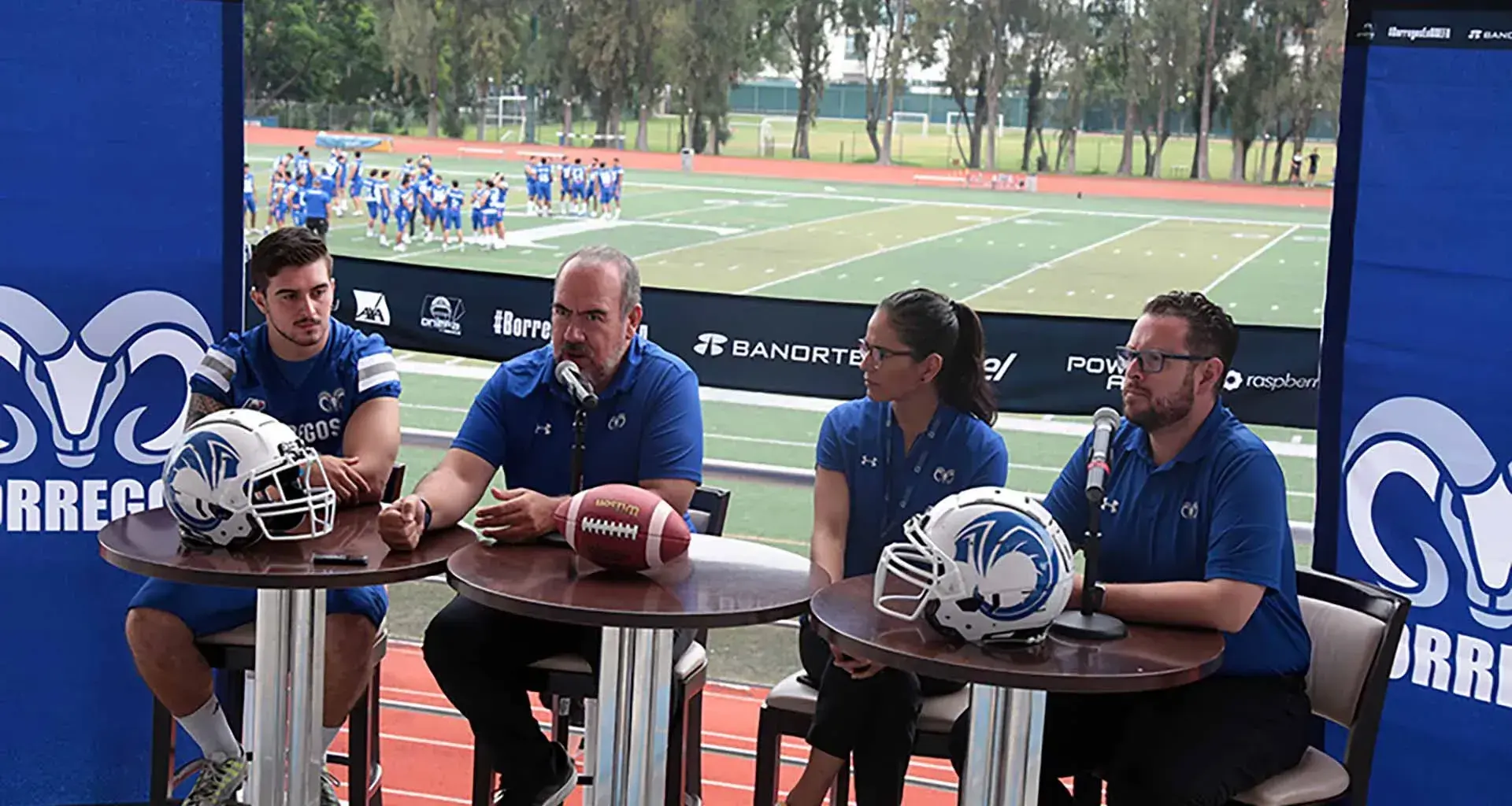 Equipo de Tec Guadalajara de futbol americano de la Liga ONEFA listo para la temporada 2023.