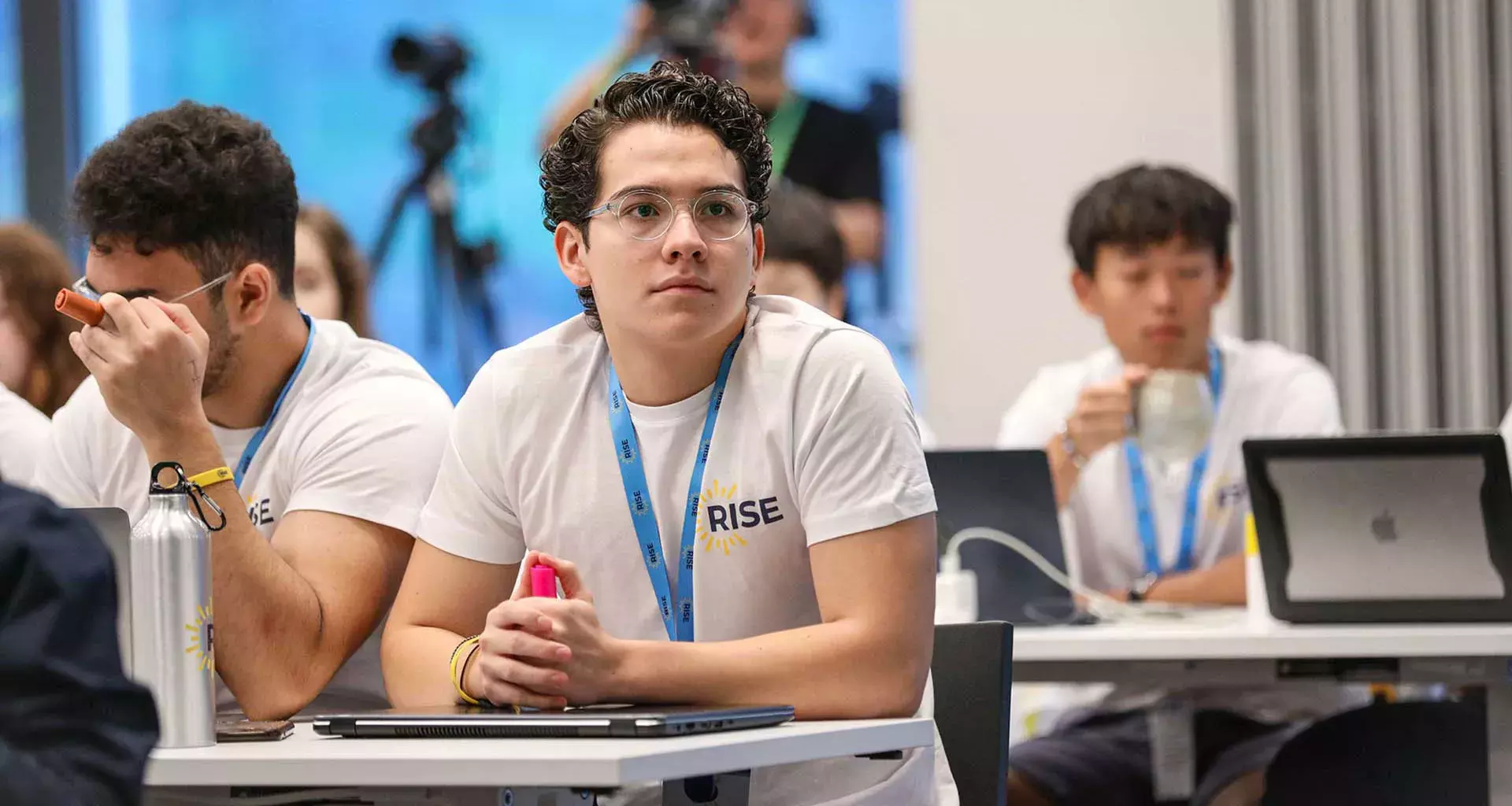 Luciano Reyes, estudiante de la PrepaTec Cuernavaca, participó en el Residential Summit de RISE en Londres, Inglaterra.