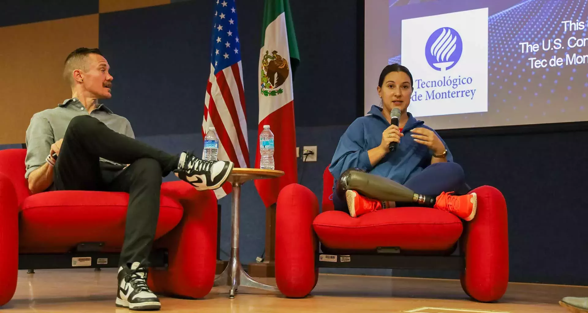 Diversidad en el deporte, charla de atletas de EU en el Tec Guadalajara. 