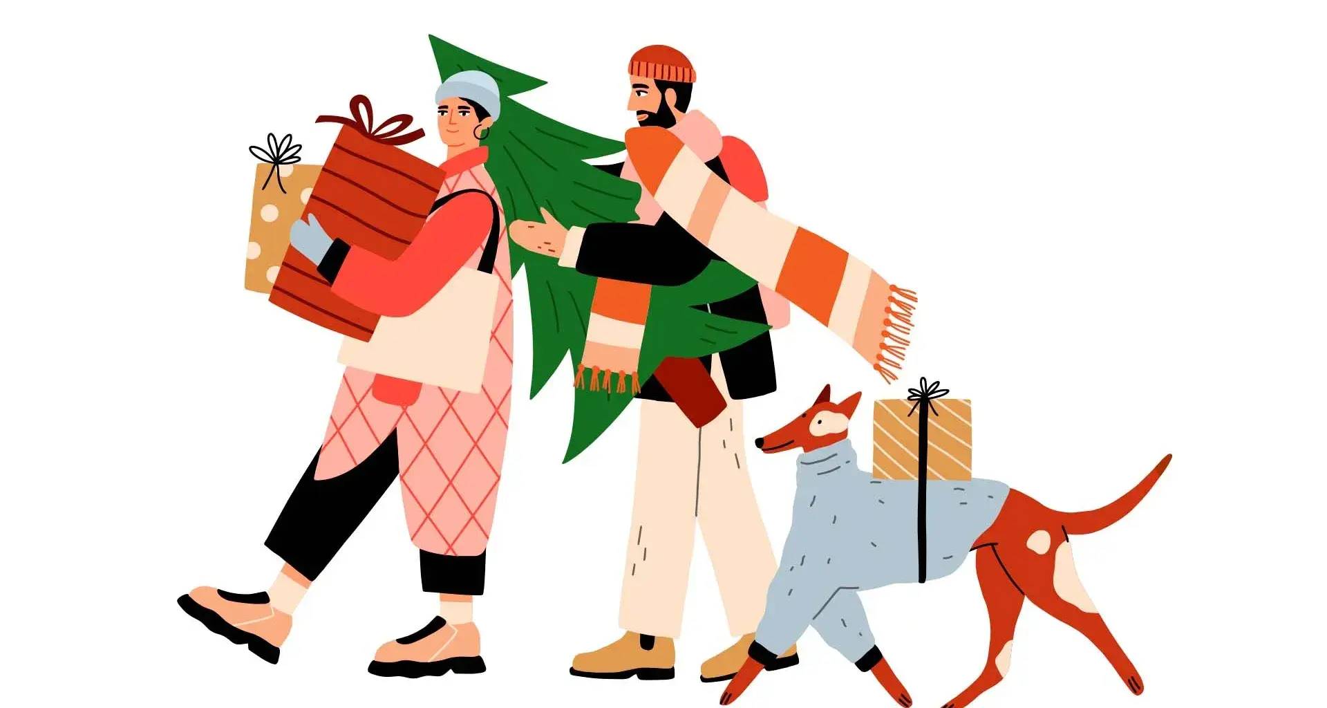 Ilustración de los artículos más vendidos durante navidad 2023