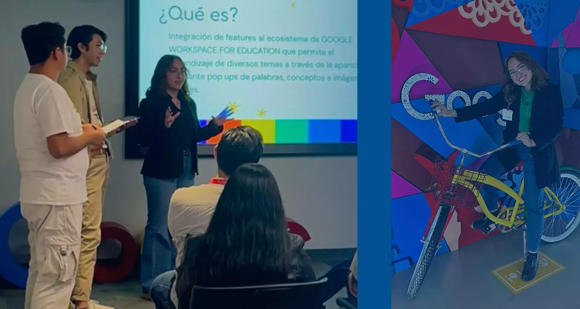 Aylin Vela, estudiante de 5to. semestre de la Licenciatura en Negocios Internacionales del Tec campus Cuernavaca, formó parte de la propuesta más destacada del CampInclusión 2023 de Google.