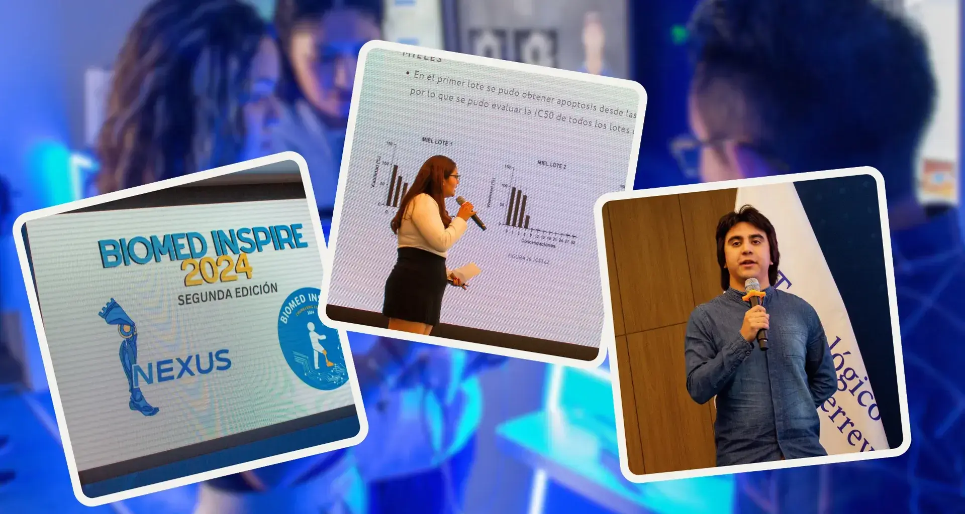 Estudiantes Biomédica presentan artículos