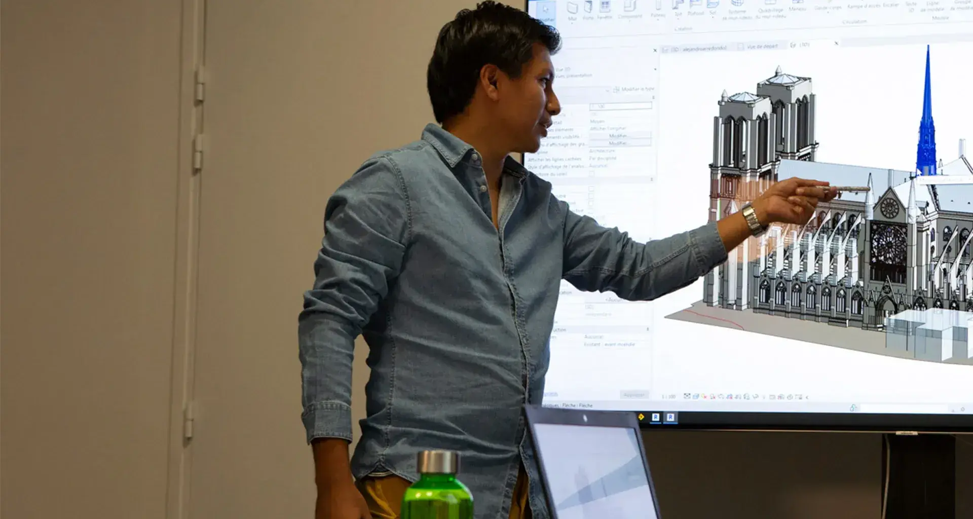 Alejandro Arredondo, EXATEC and the only Latin American to help rebuild Notre Dame