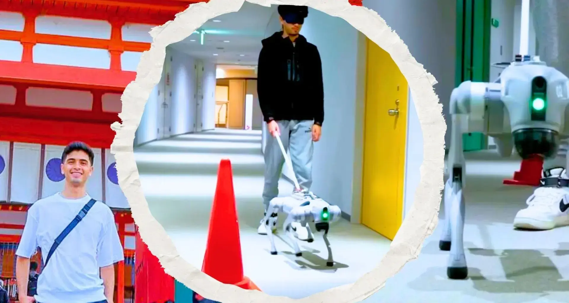 Isaí Pérez Alumnos de Tec Tampico en Japón creando proyecto de robótica