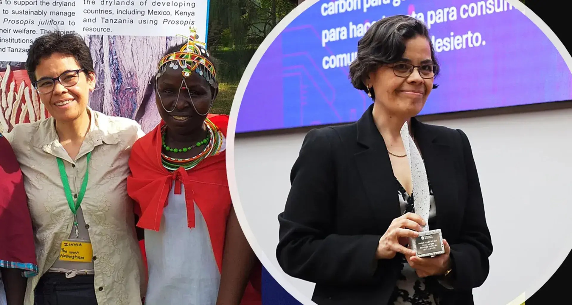 Zinnia González, investigadora Proyecto Mezquite.