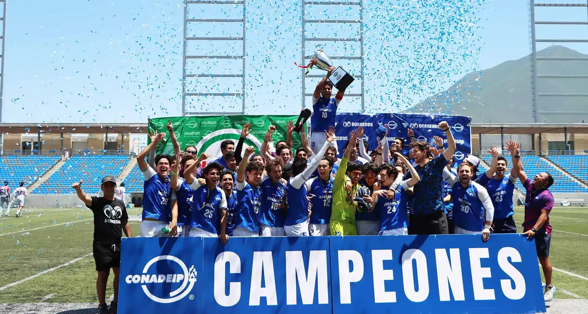 ¡Regreso a la gloria! Ganan Borregos MTY de futbol nacional de CONADEIP