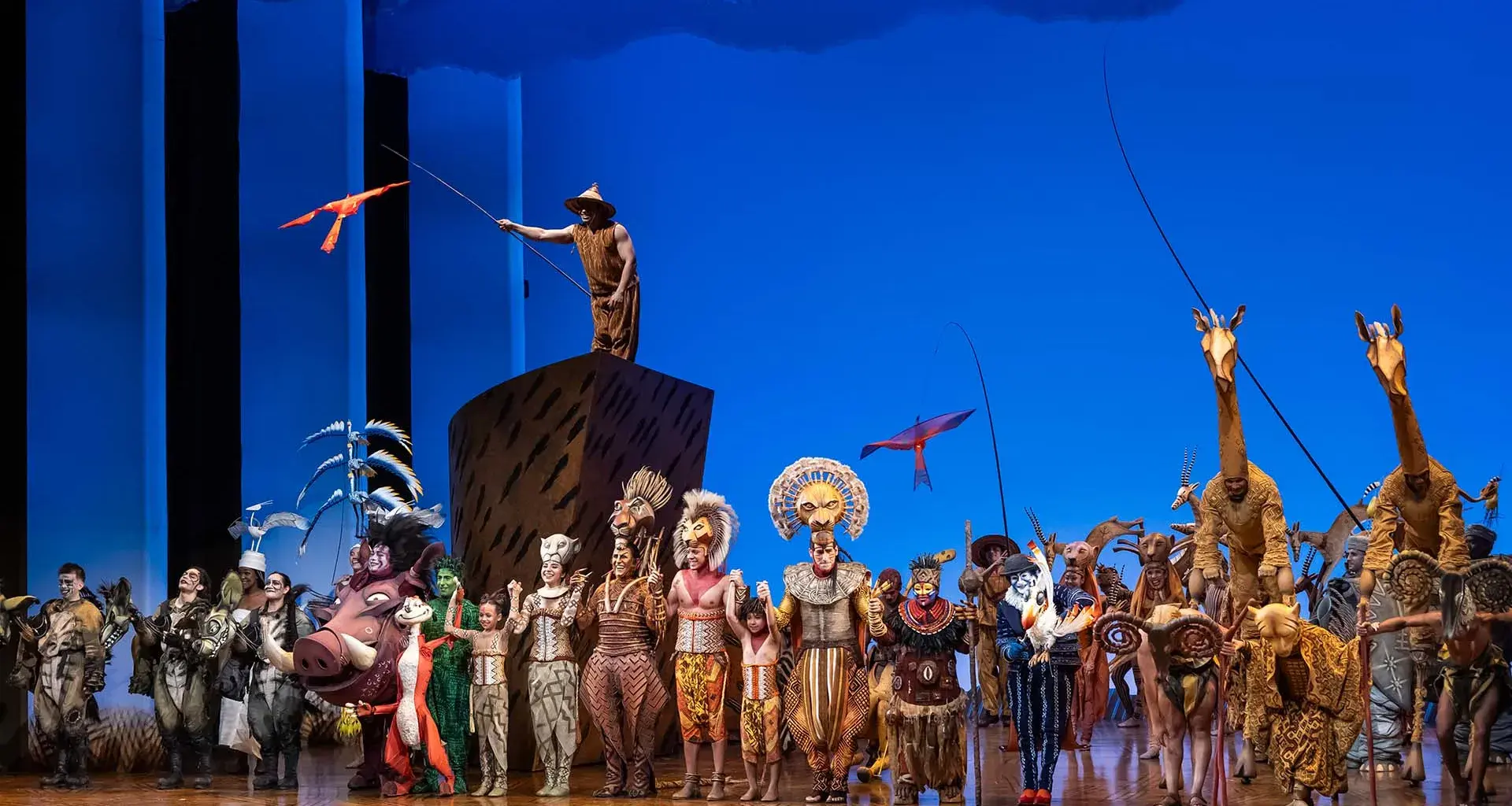 foto del musical del Rey León