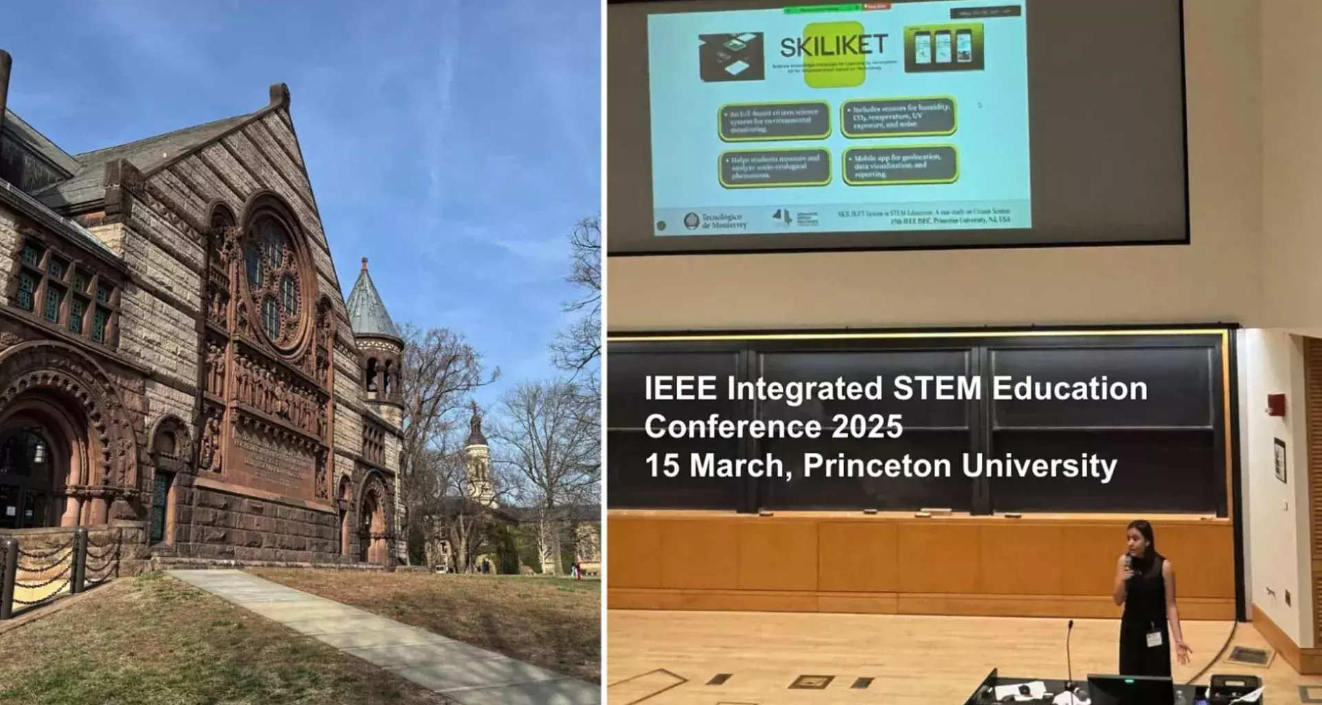 Princeton, alumna del Tec Guadaljara presenta paper en congreso. 
