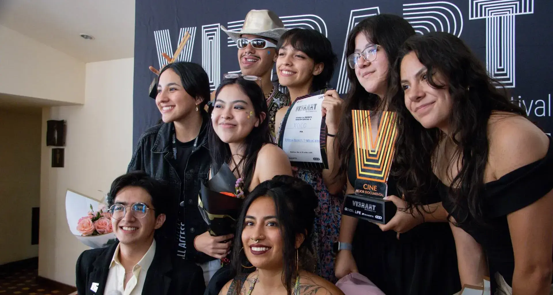 Estudiantes del Tec ganadores de Cine en VIBRART 2025, el festival de cultura y arte del Tec de Monterrey