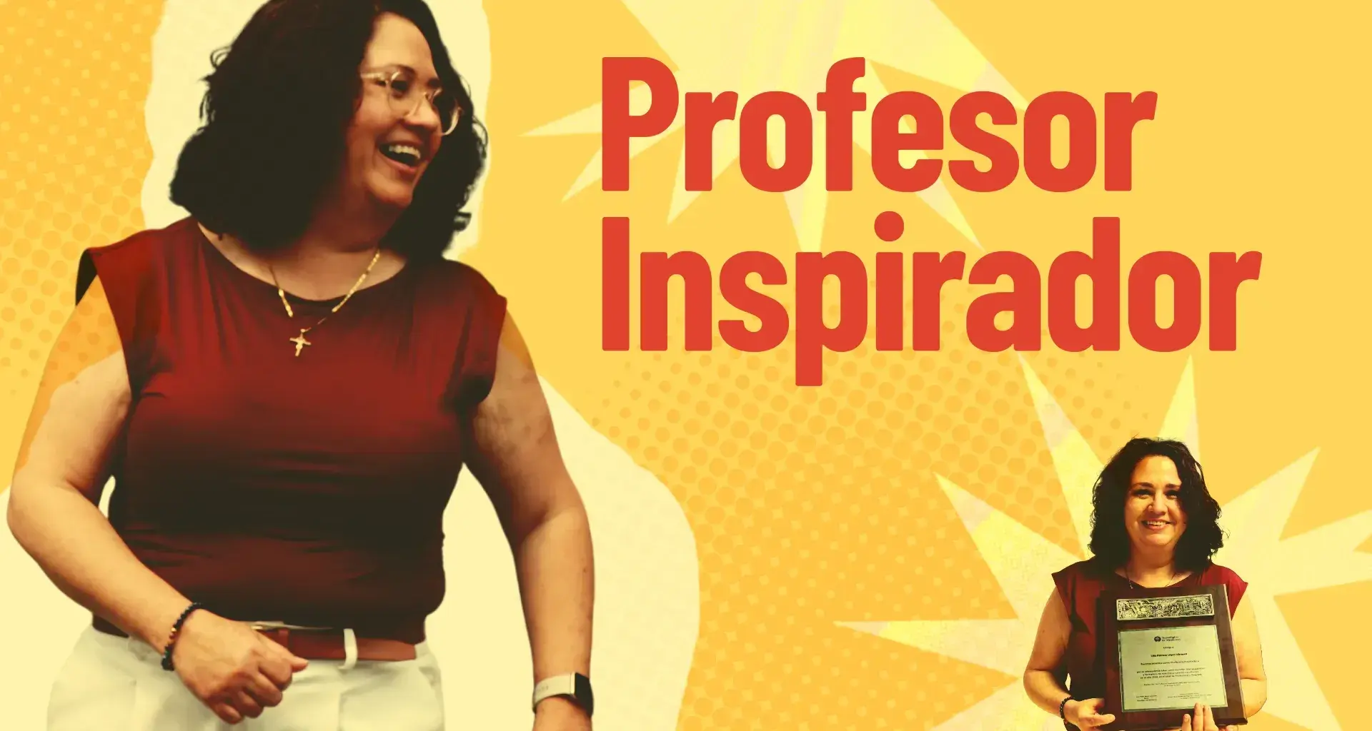 Maestra obtiene reconocimiento 