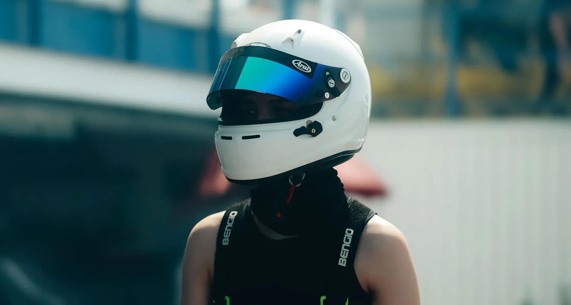Alumna y piloto de karts Luana Céspedes, de PrepaTec Guadalajara.