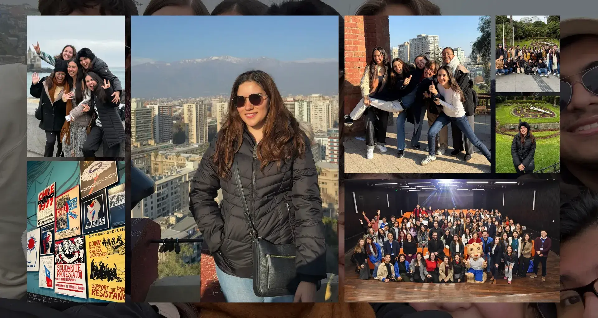 Fotos del viaje a programa de liderazgo en Chile de María Fernanda