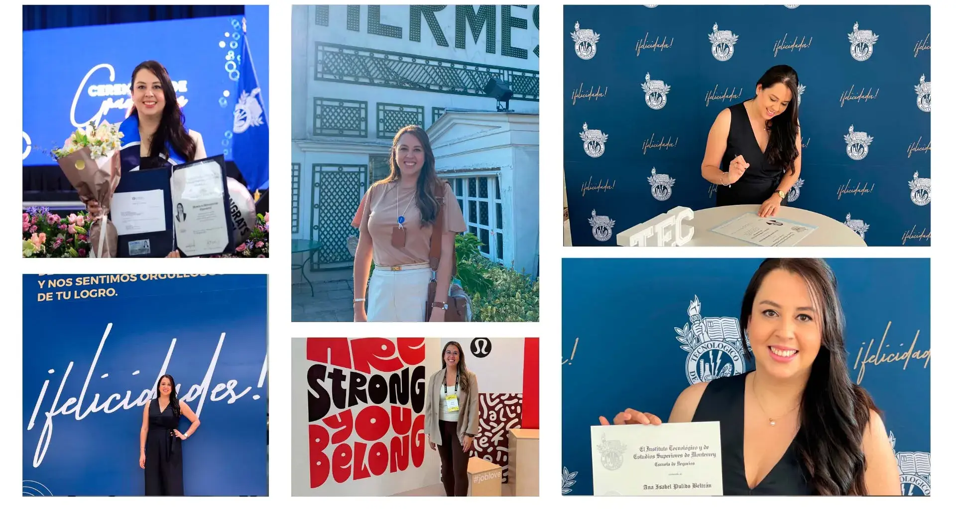 Ana Isabel, store manager de lululemon Canadá. 