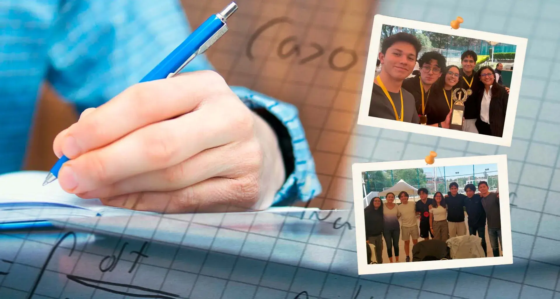 Estudiantes de PrepaTec Esmeralda obtienen primer y segundo lugar en la Olimpiada de Matemáticas de Atizapán de Zaragoza.