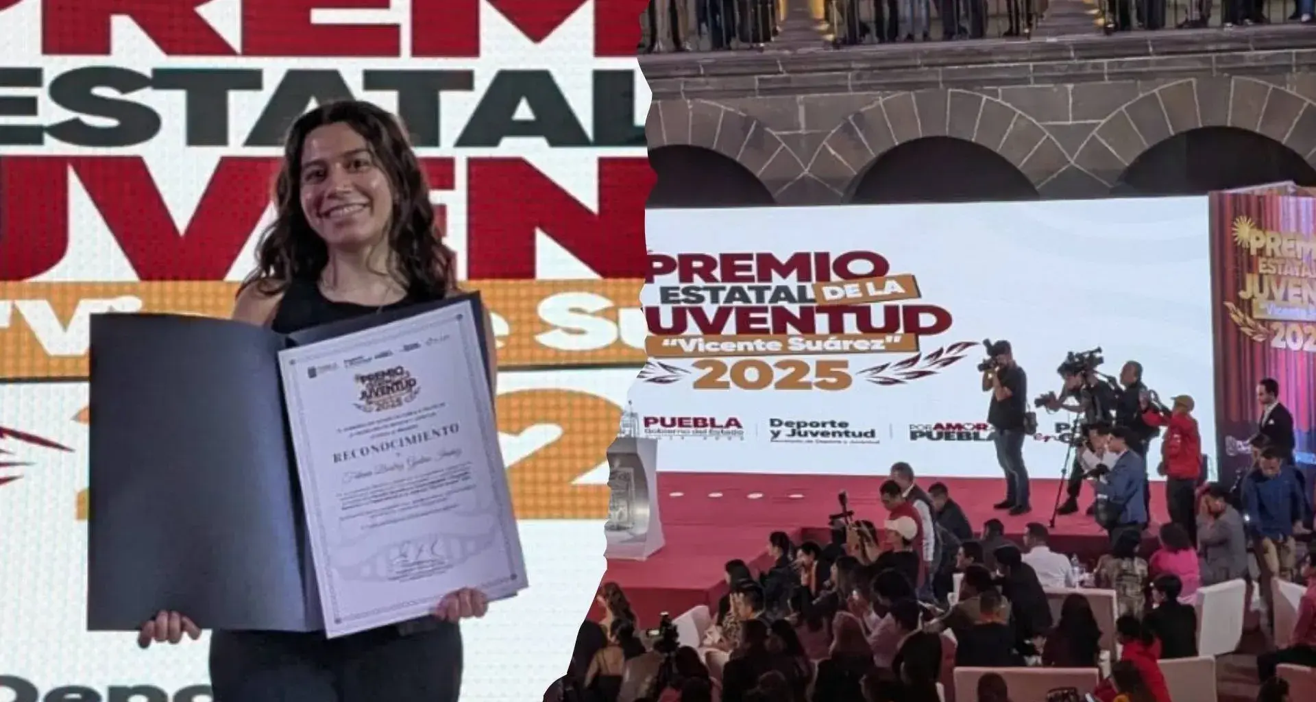 Alumna Tec Puebla recibe mención honorífica en el Premio Estatal a la Juventud