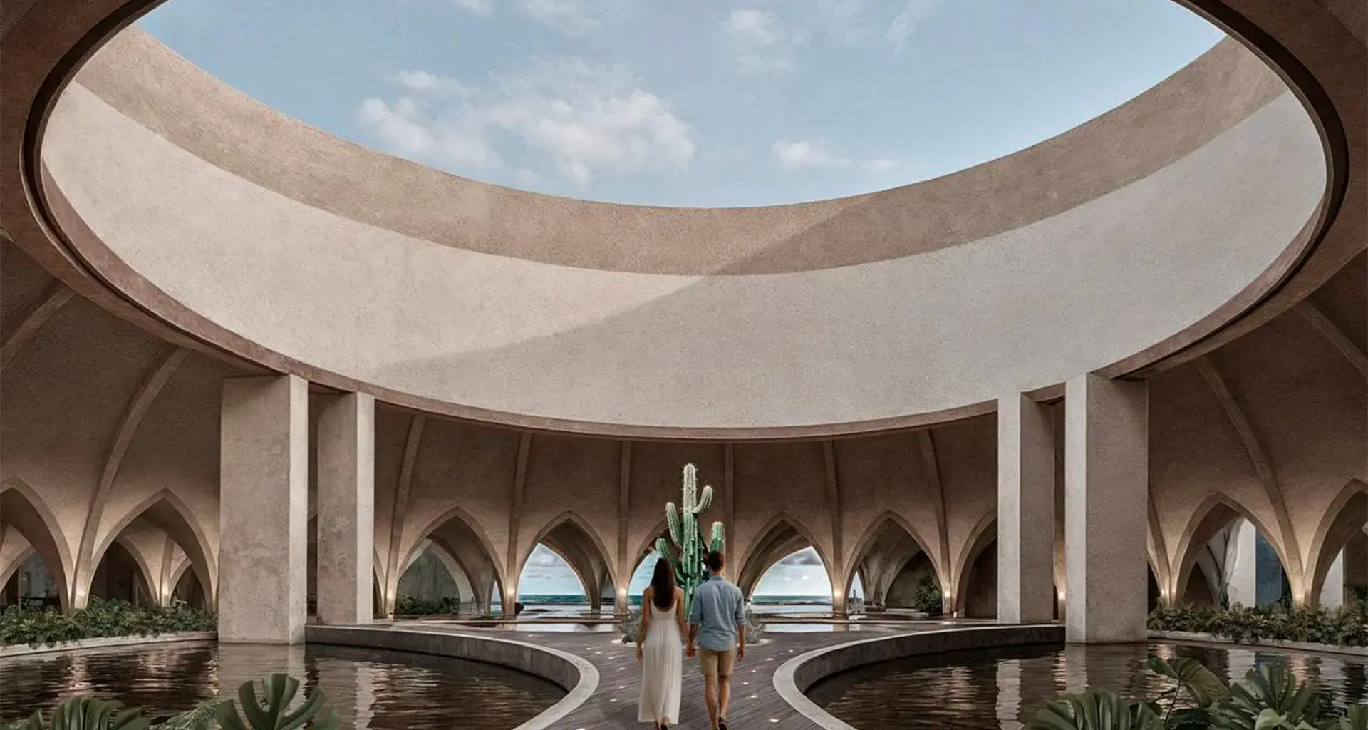 Mexicanos compiten globalmente con hotel inspirado en dunas sonorenses