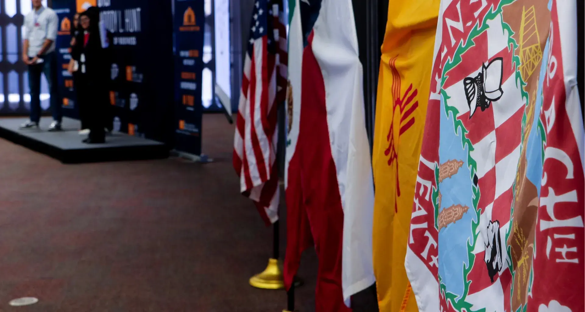 Banderas de Mexico y Usa 