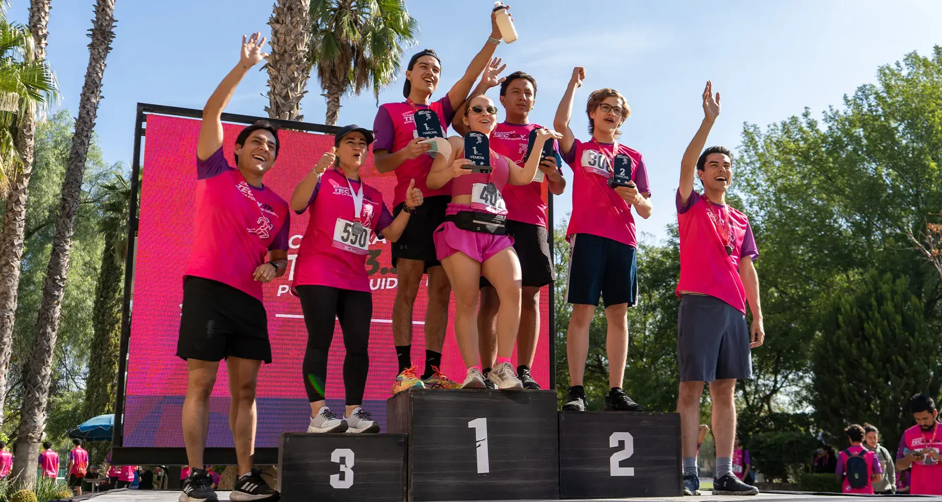 Ganadores categoría interna de la Carrera Tec.