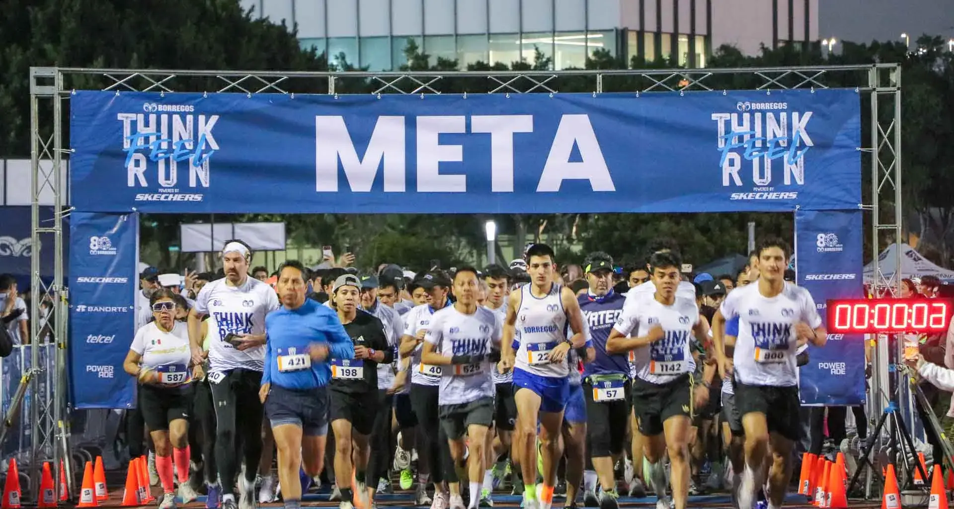 Celebrando 80 años de Borregos, el Tec de Monterrey campus Querétaro vivió la carrera Borregos Think Feel Run 2025 powered by Skechers.  