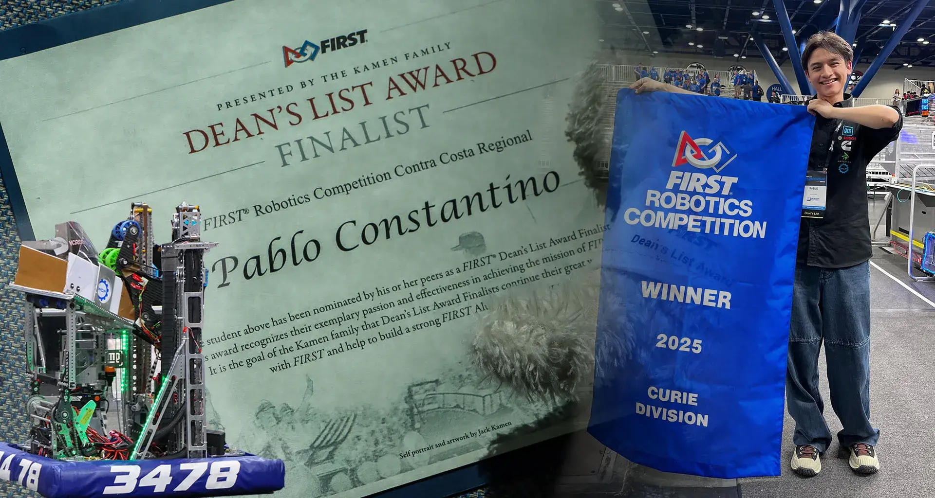 Estudiante de PrepaTec es finalista en premio de robótica