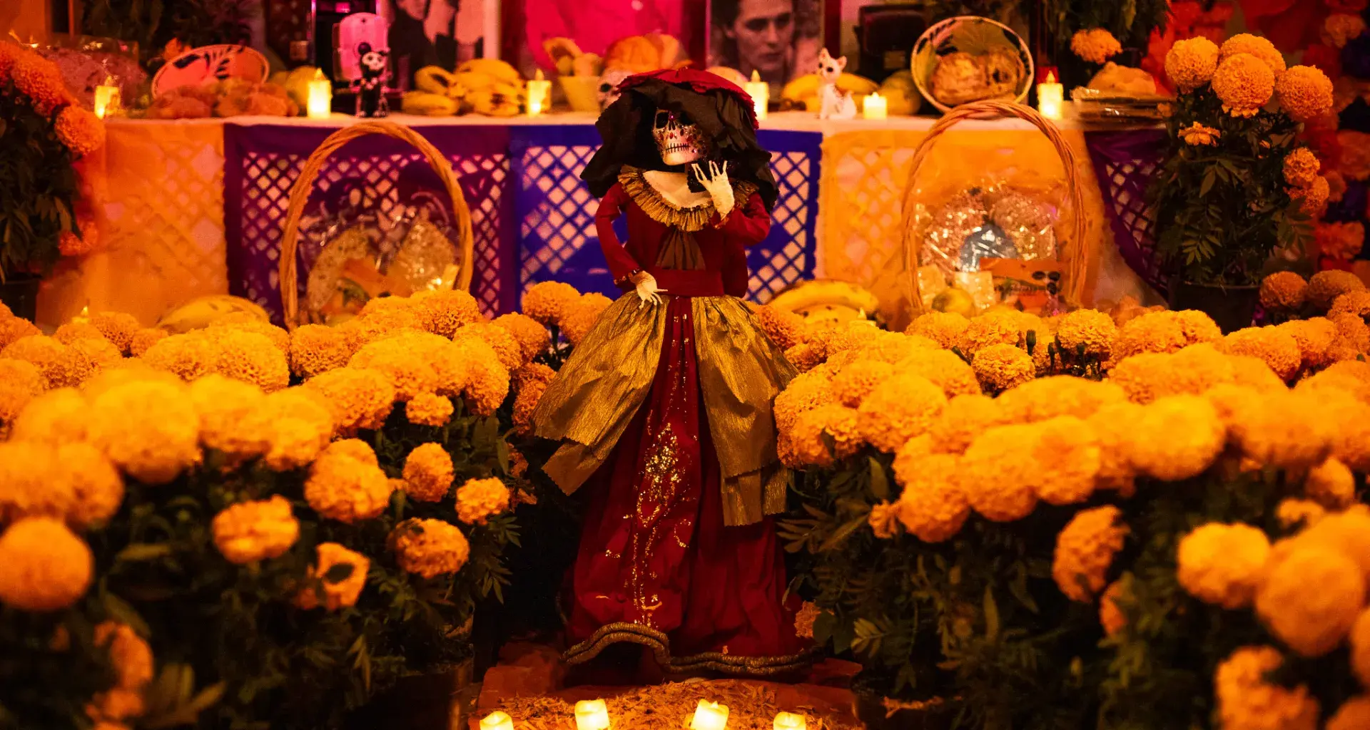 Altar de muertos en Mictlán de PrepaTec Hidalgo
