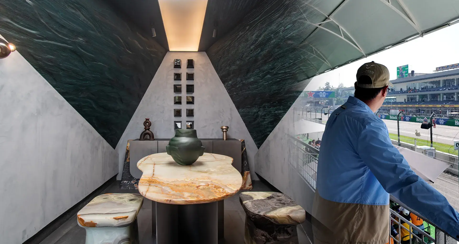 Juan Muciño ha colaborado en proyectos de diseño para eventos como Design House y el Gran Premio de México de la Fórmula 1.