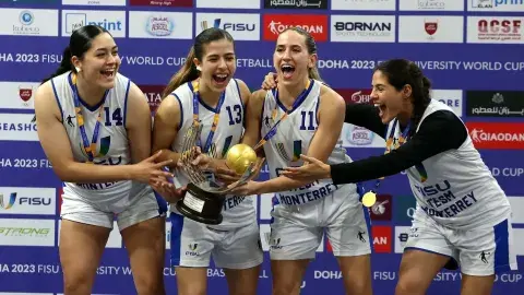 ¡Oro en mundial de basquetbol 3x3! Jugadoras del Tec triunfan en Qatar