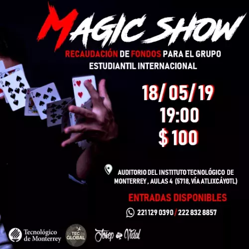 Espectáculo de magia en campus Puebla