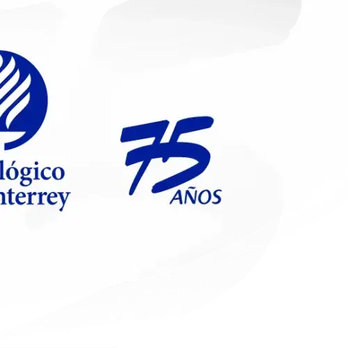 Logo del 75 aniversario del Tec