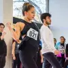 Jóvenes bailando en una audición