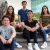 Alumnos ganadores de la beca "Jóvenes en Acción"