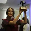 Alumna ganadora del premio Joven Total