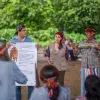 Imparten talleres de concientización de la importancia del jaguar a la comunidad de Achuar de Wachirpas, ubicada en la selva Amazónica en la zona de Pasataza, Ecuador.