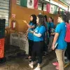 Alumnos en el Banco de Alimentos