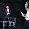 Los creadores de profesor avatar en el estudio de campus Zacatecas