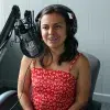 Paulina Aranda, alumna de la PrepaTec Cuernavaca, hace doblaje