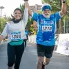 Chicos y grandes participaron en la Carrera Tec.