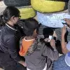 Niños apoyando proyecto soicial