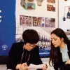 Andrea Torrescano en la feria internacional de China como integrante del grupo ProMéxico