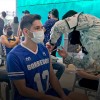 Jóvenes se suman a la vacunación en el Estadio Banorte La Casa de los Borregos