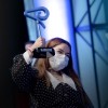 Alumna con su premio en Gala Borrego 2021, campus Monterrey
