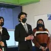 Alumnos de quinto semestre exponiendo a la FPZ.