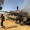 Tanque blindado de Israel es destruido por milicias palestinas de Hamas