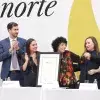 La escritora argentina, Luisa Valenzuela fue reconocida con el Premio Nuevo León Alfonso Reyes.