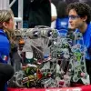 El equipo de Voltec durante la competencia de Crescendo.