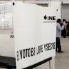 Urna del Instituto Nacional Electoral (INE) que se utulizará en las próximas elecciones de México el 2 de junio de 2024